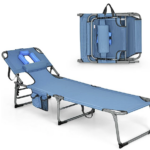Lounge Tanning Chair with Face Opening